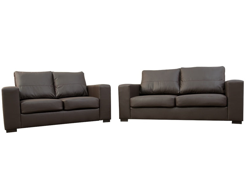 Hamilton Faux Leather 3+2 Sofa Set