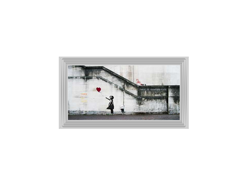 South Bank London - graffiti attributed to Banksy