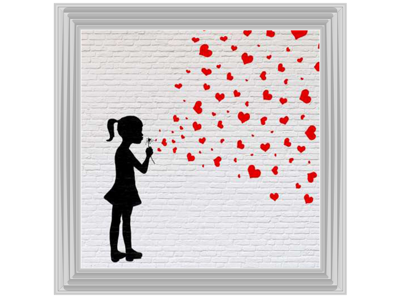 Sowing the seeds of Love, inspired by Banksy