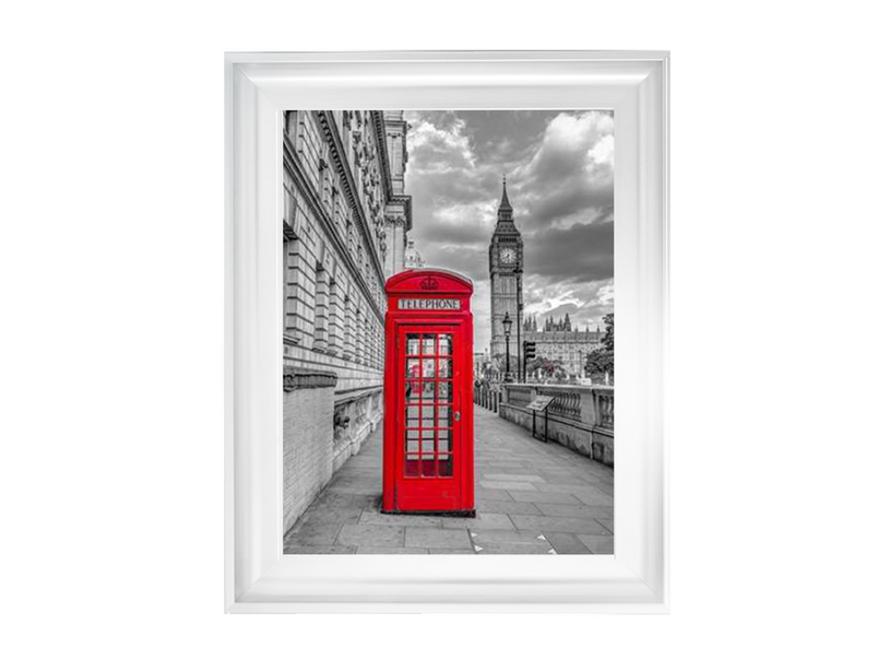 Telephone booth with Big Ben, London, Assaf Frank