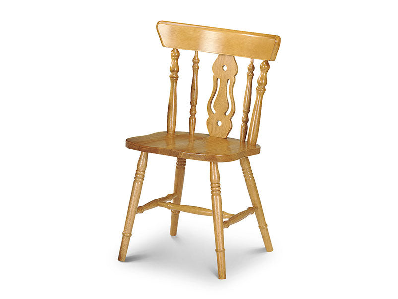 Yorkshire Fiddleback Chair Honey