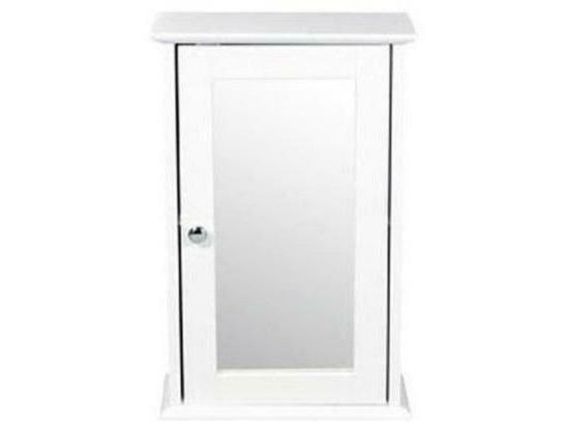 Alaska Wall Cabinet White With Mirror