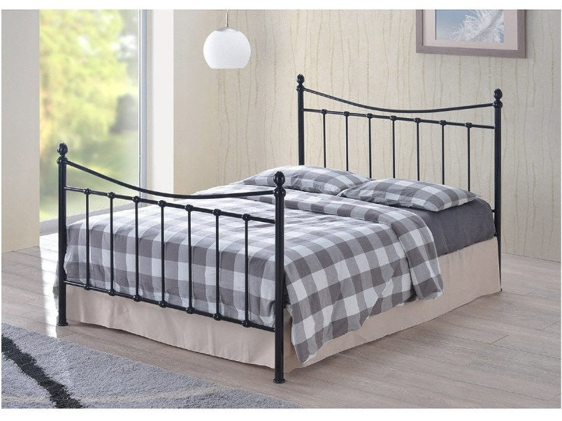 Alderley Black Double Metal Bed Frame (4ft 6)