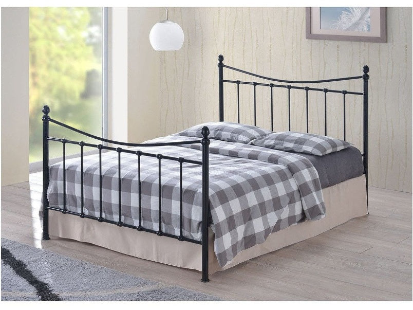 Alderley Black King Size Metal Bed Frame (5ft)