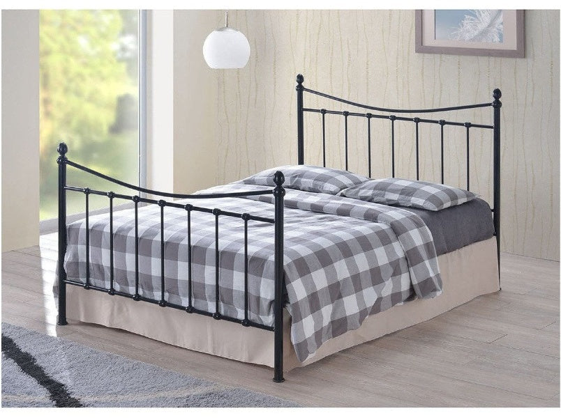 Alderley Black Small Double Metal Bed Frame (4ft)