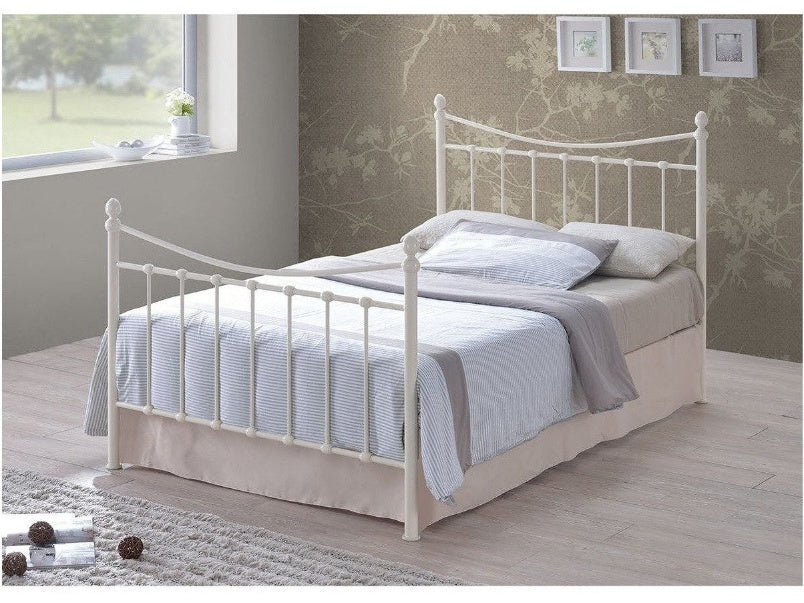 Alderley Ivory King Size Metal Bed Frame (5ft)