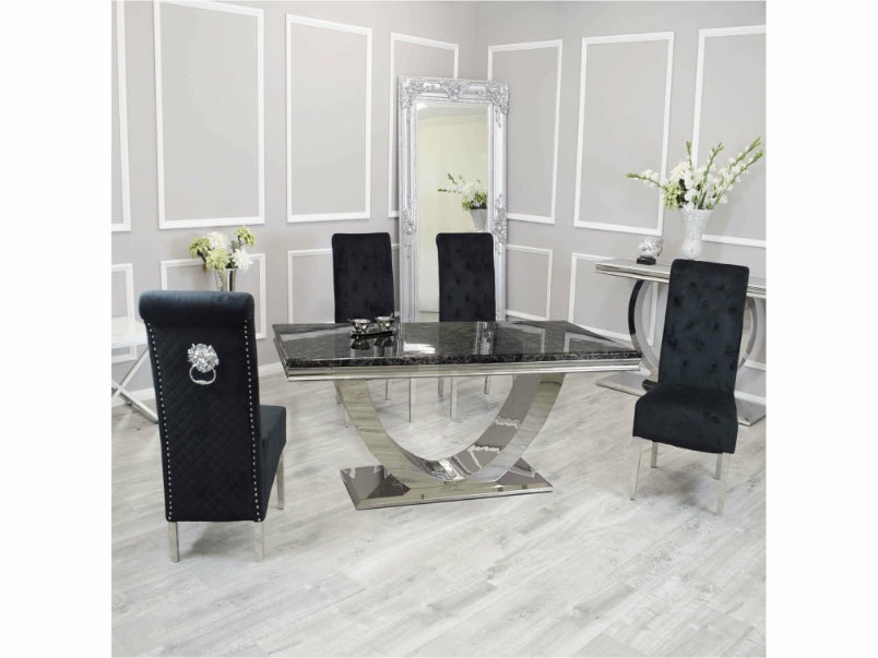 1.8m Arial Dining Set with Emma Chairs