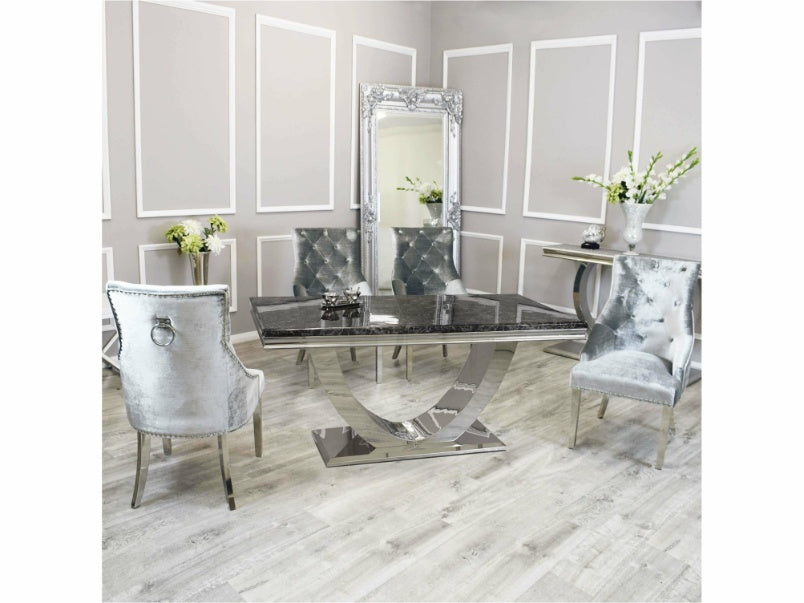 1.8m Arial Dining Set with Duke Chairs