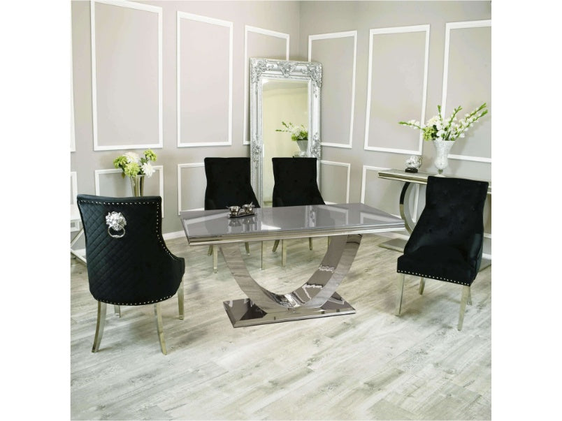 1.8m Arial Dining Set with Bentley Chairs