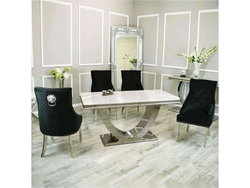 1.8m Arial Dining Set with Bentley Chairs