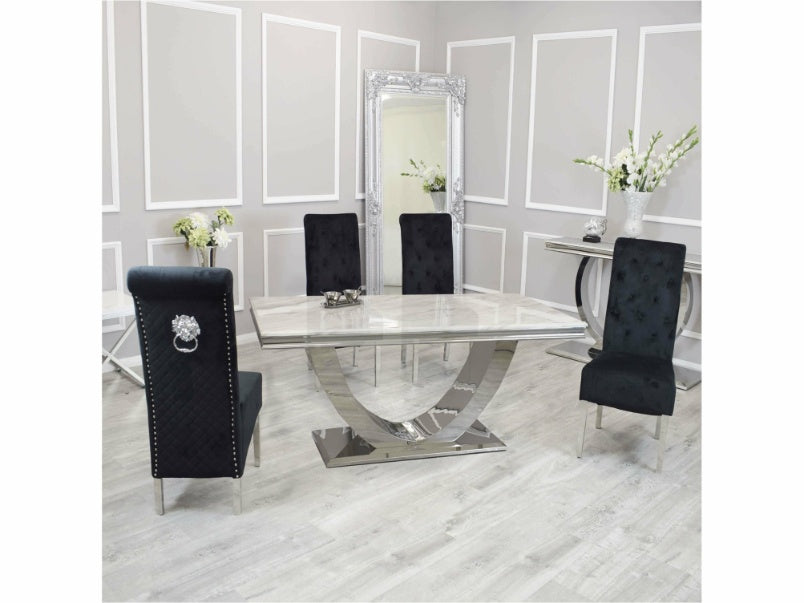 1.8m Arial Dining Set with Emma Chairs