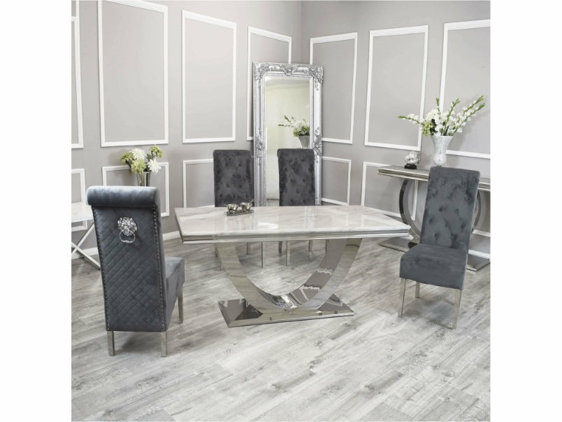1.8m Arial Dining Set with Emma Chairs