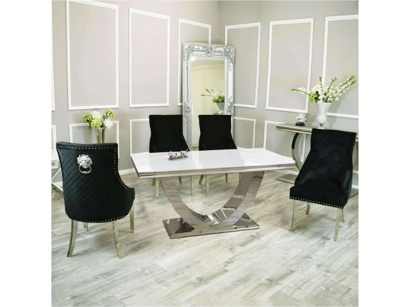 1.8m Arial Dining Set with Bentley Chairs