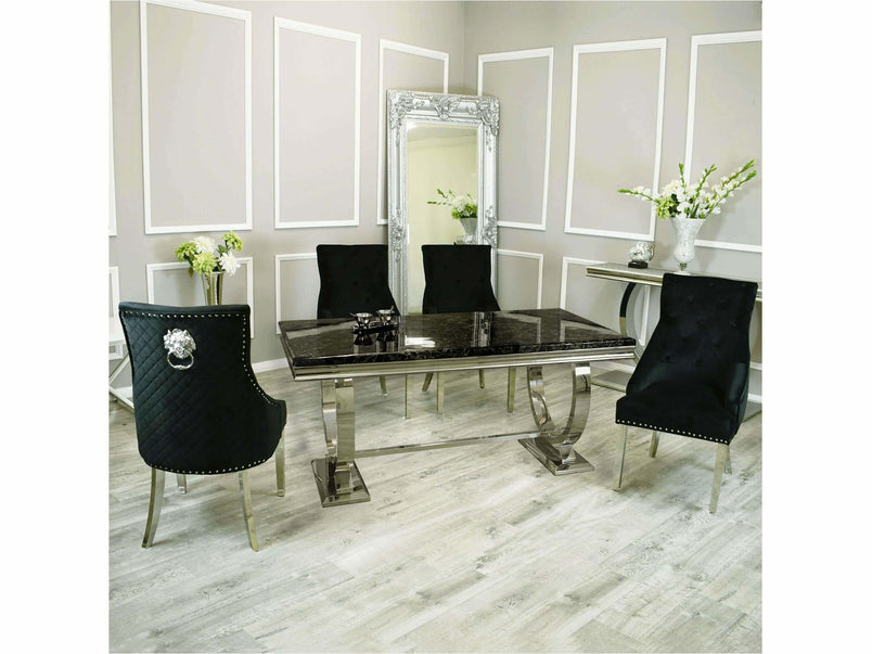 1.8m Lennox Dining Set with Keeler Chairs