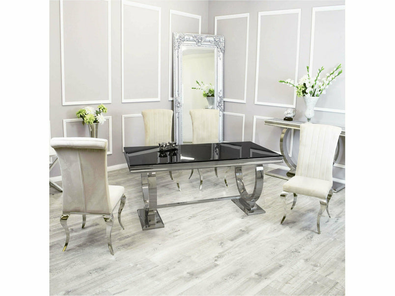 1.8m Lennox Dining Set with Luxe Chairs