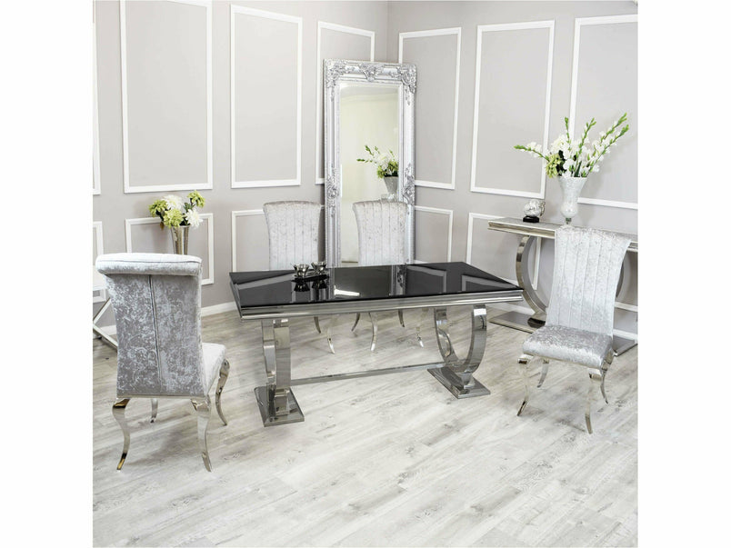 2m Lennox Dining Set with Luxe Chairs