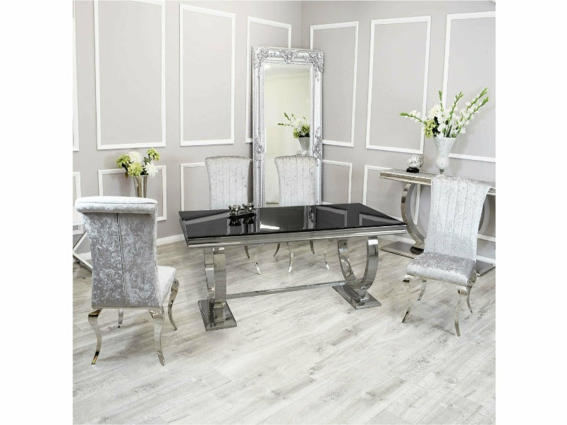 1.8m Arriana Dining Set with Nicole Chairs