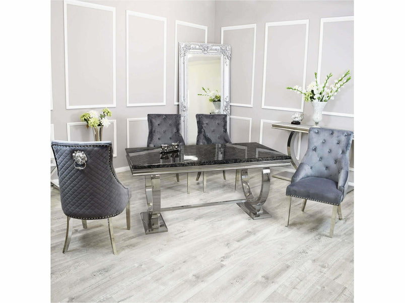 1.8m Lennox Dining Set with Keeler Chairs