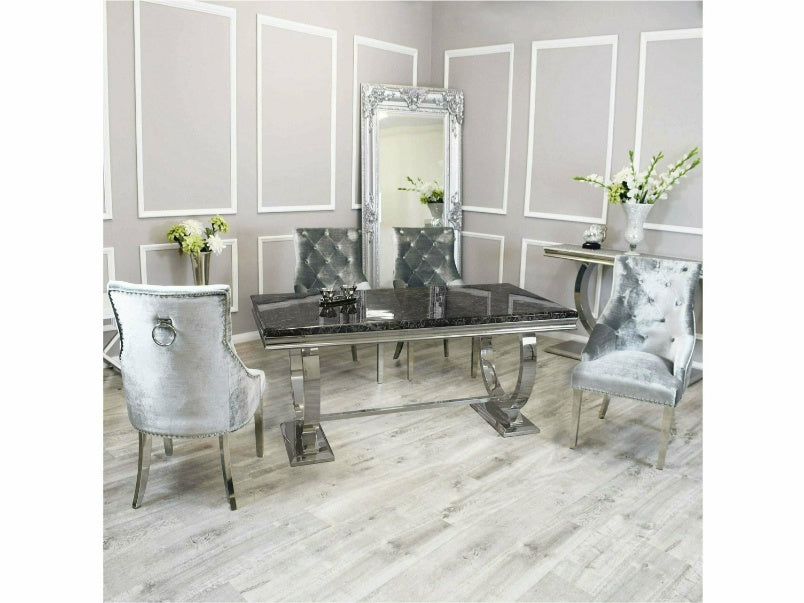 1.8m Arriana Dining Set with Duke Chairs