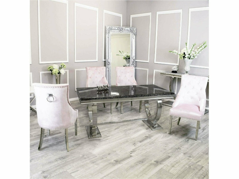 1.8m Arriana Dining Set with Duke Chairs