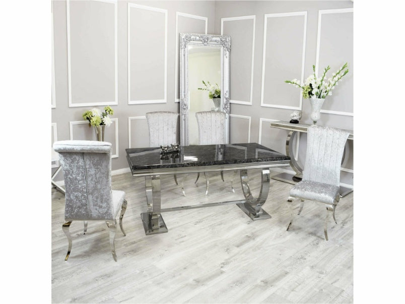 2m Arianna Dining Set with Nicole Chairs