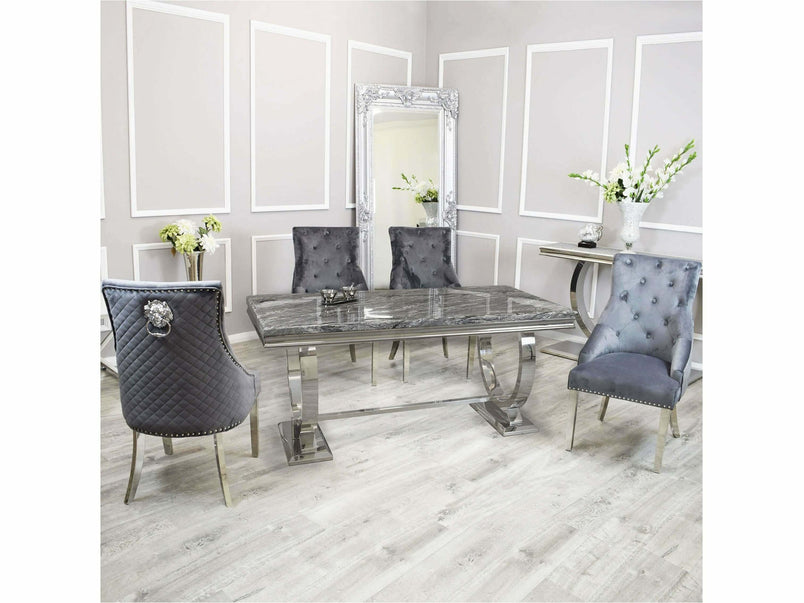 1.8m Lennox Dining Set with Keeler Chairs