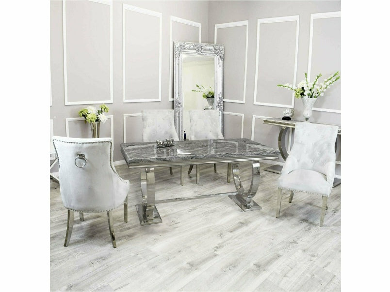 1.8m Arriana Dining Set with Duke Chairs