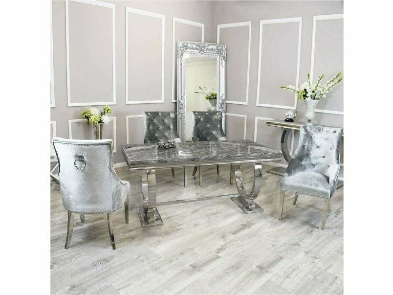 1.8m Arriana Dining Set with Duke Chairs