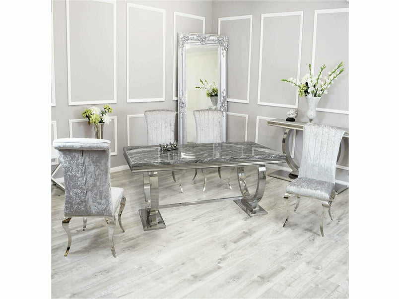 1.8m Lennox Dining Set with Luxe Chairs