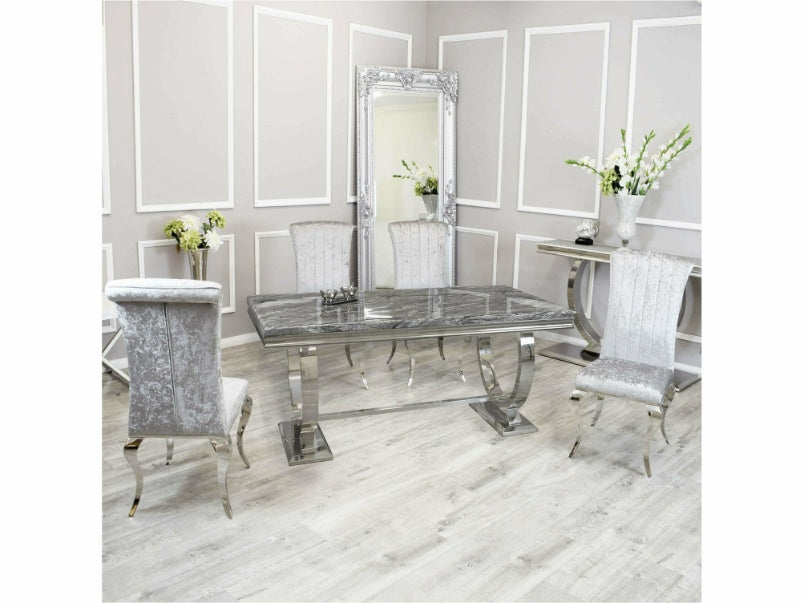 2m Arianna Dining Set with Nicole Chairs