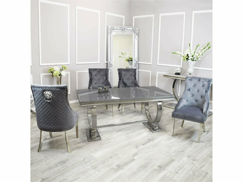 2m Lennox Dining Set with Keeler Chairs