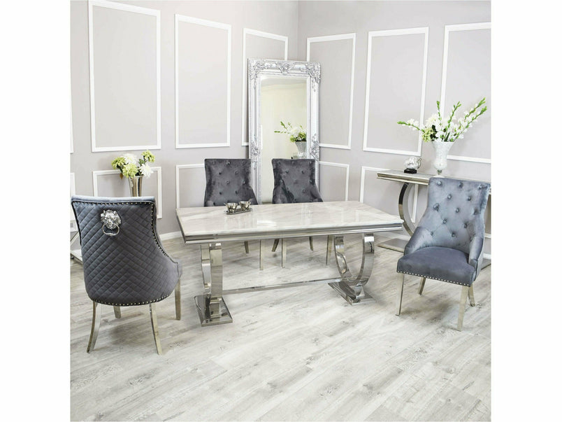 1.8m Lennox Dining Set with Keeler Chairs