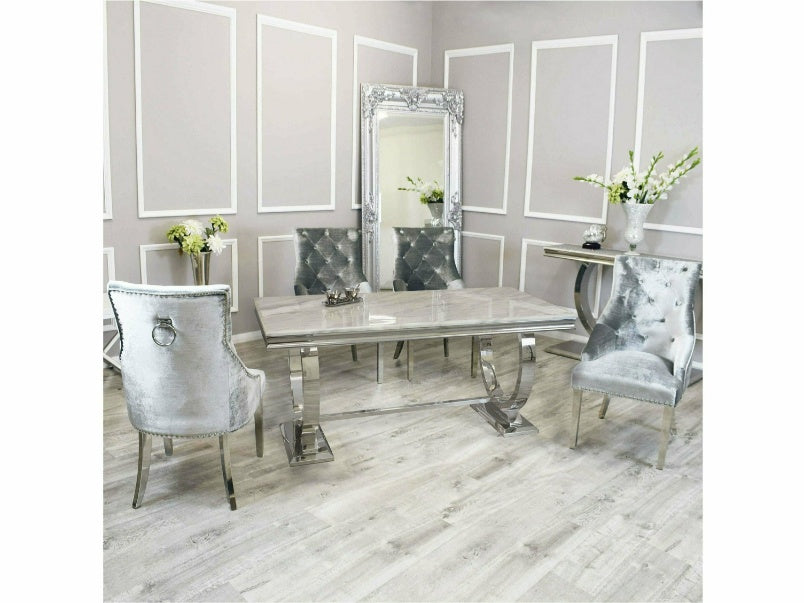 1.8m Arriana Dining Set with Duke Chairs