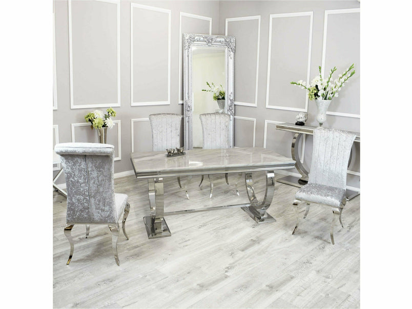 1.8m Lennox Dining Set with Luxe Chairs