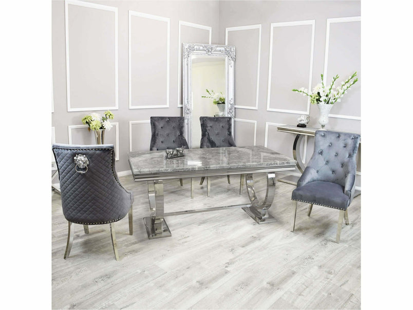 1.8m Lennox Dining Set with Keeler Chairs