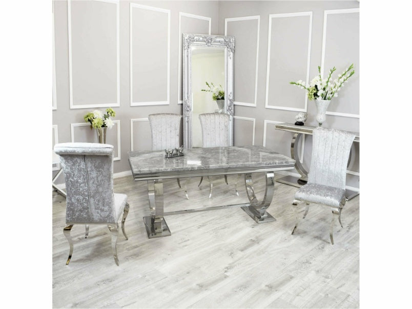 2m Arianna Dining Set with Nicole Chairs