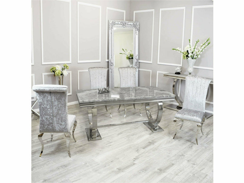 1.8m Lennox Dining Set with Luxe Chairs