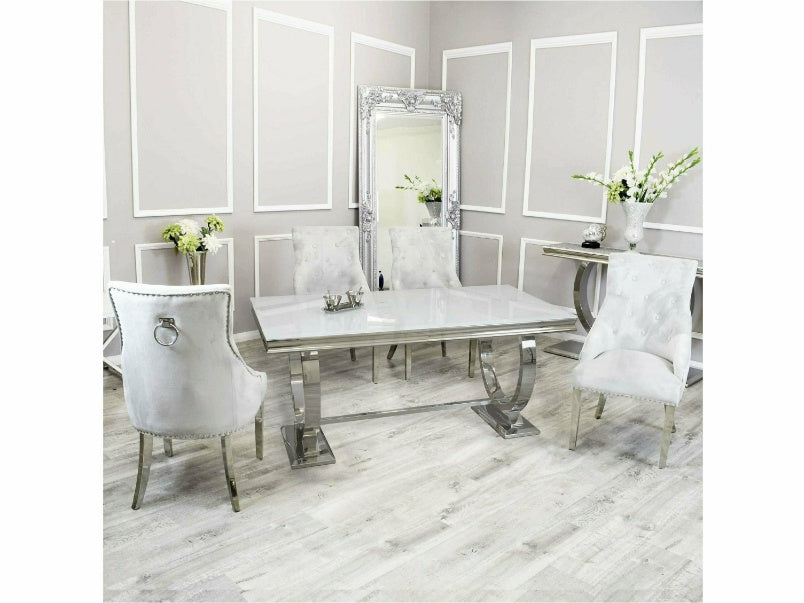 1.8m Arriana Dining Set with Duke Chairs