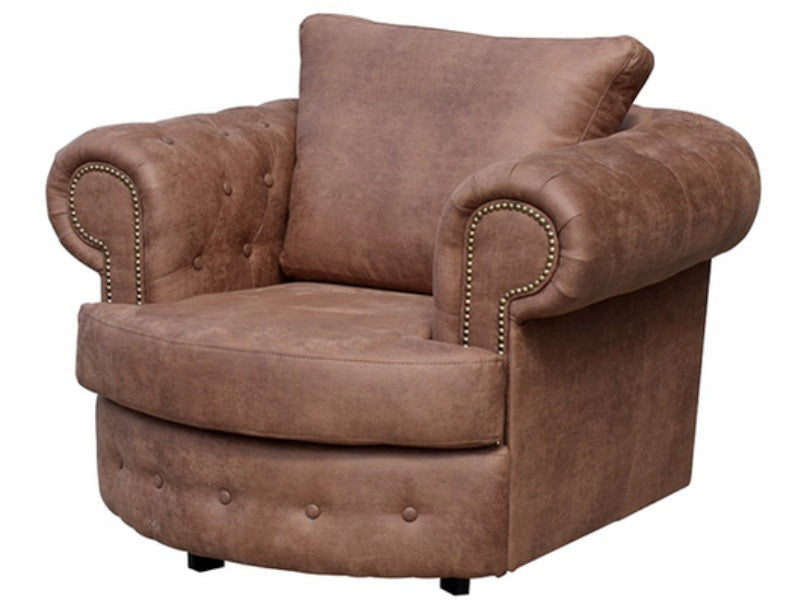 Astor Swivel Chair Brown