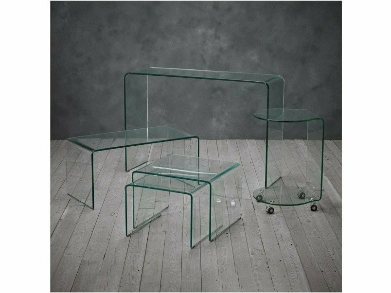 Azurro Nest of 2 Tables Glass