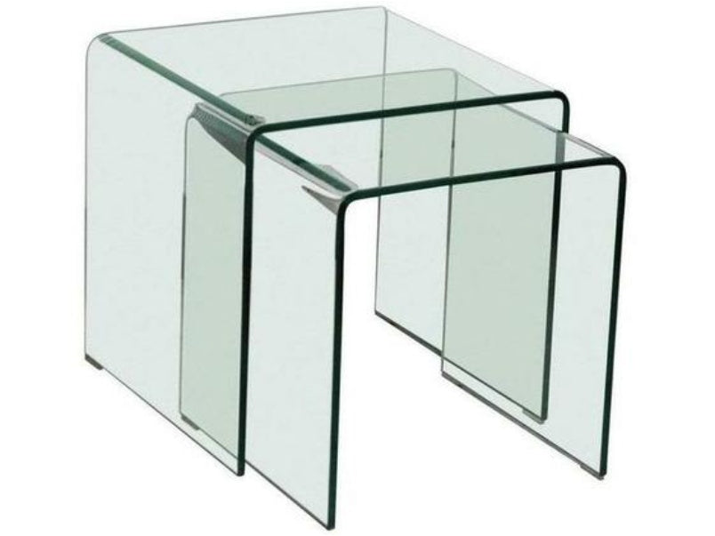 Azurro Nest of 2 Tables Glass
