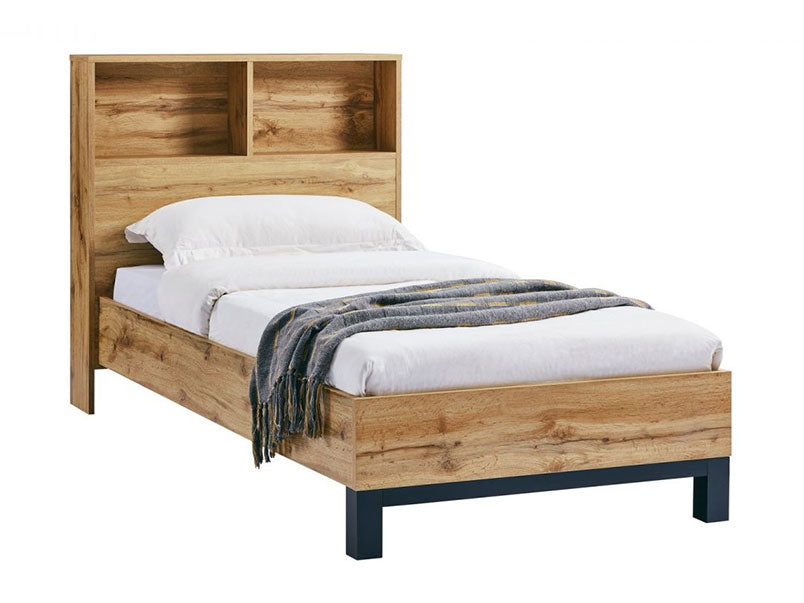 Bali Bookcase Headboard Bed