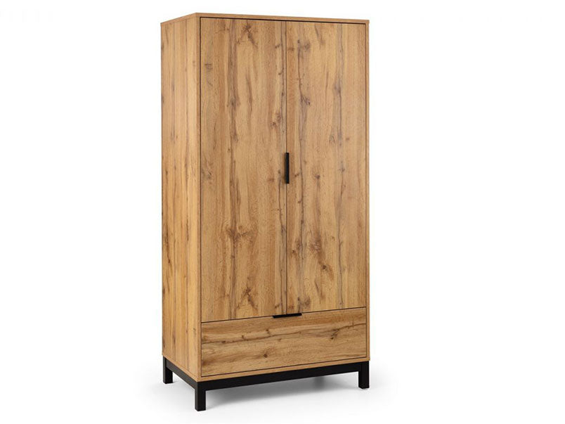 Bali 2 Door 1 Drawer Wardrobe