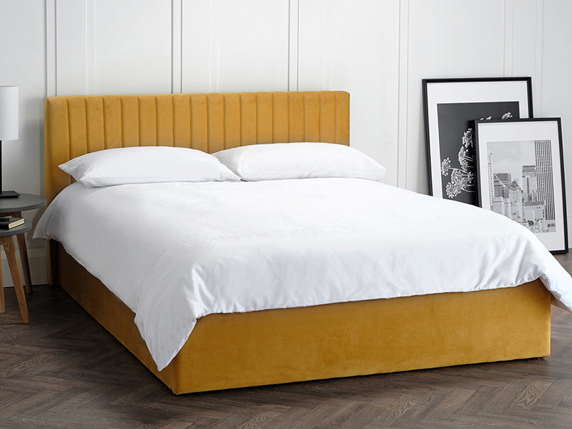 Bromley Velvet Storage Bed