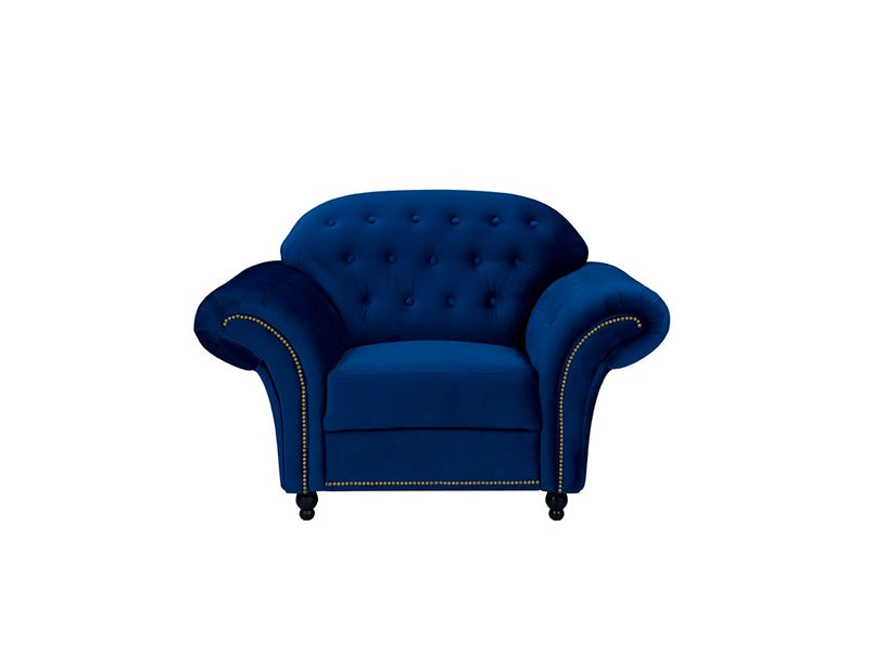 Metro Plush Velvet Armchair