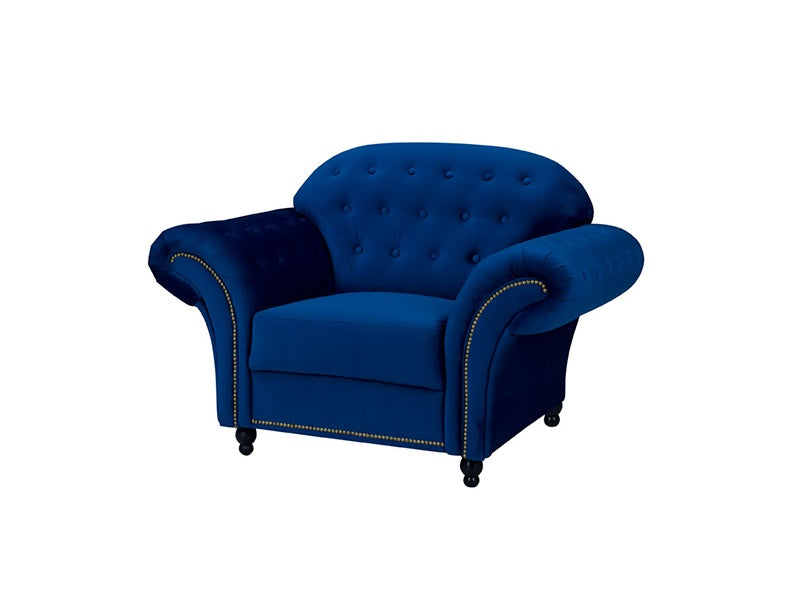 Metro Plush Velvet Armchair