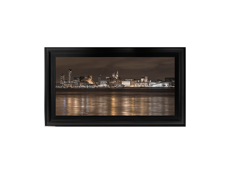 Liverpool city skyline across the River Mersey II