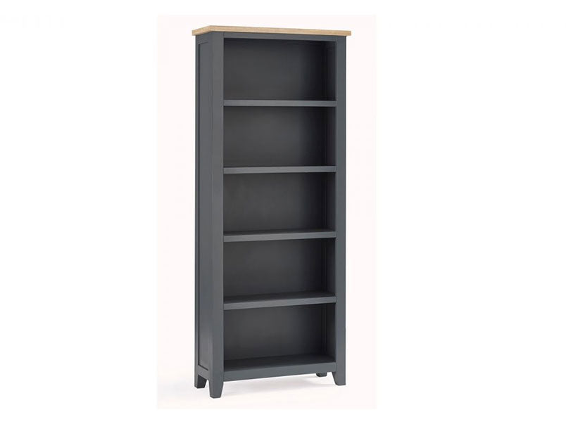 Bordeaux Tall Bookcase Dark Grey