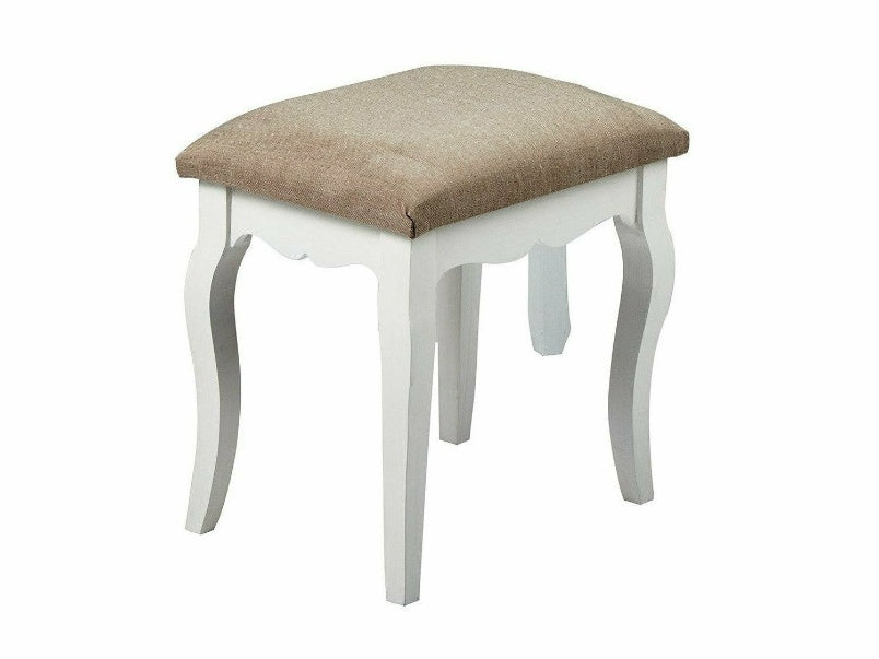 Brittany Stool White-Grey