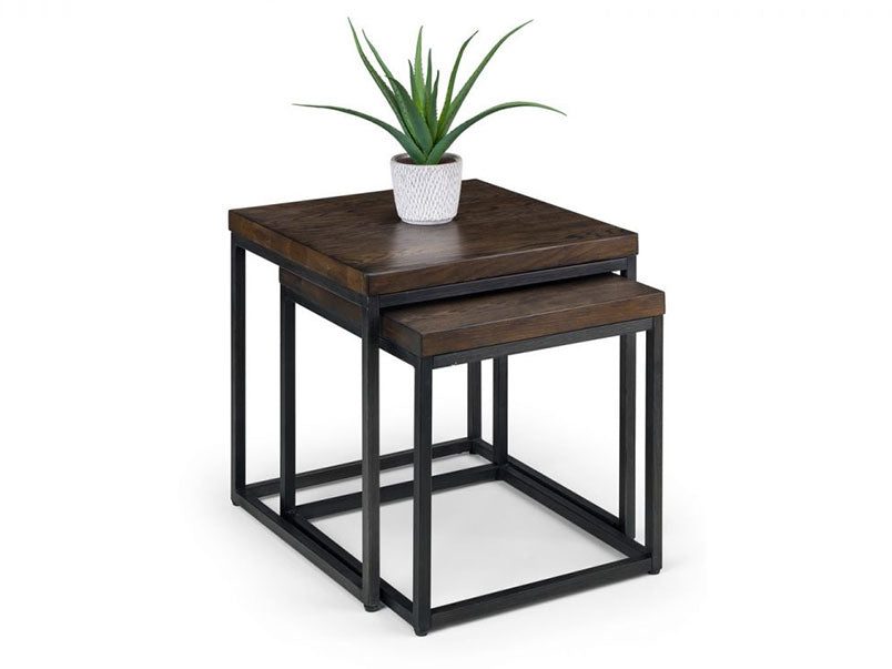 Berkeley Nesting Lamp Tables Dark Oak